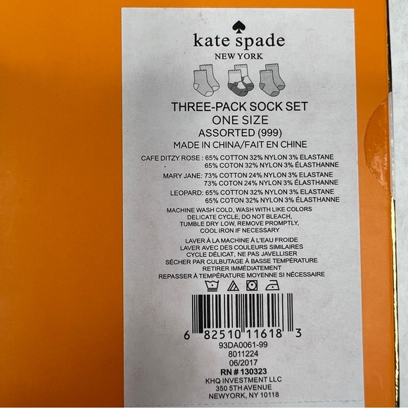 KATE SPADE Three-Pack Sock Baby Gift Set - Picture 6 of 8
